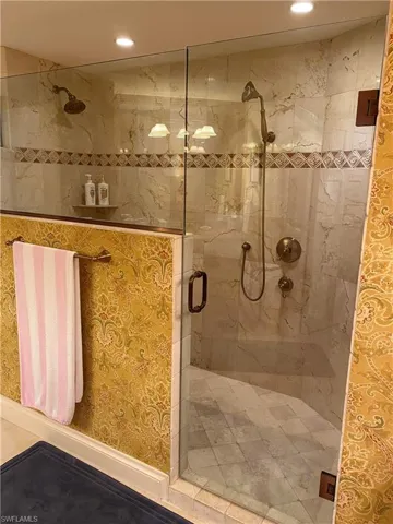 Large walk-in shower