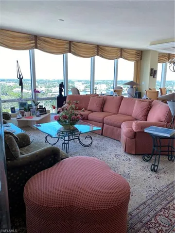 View of living area