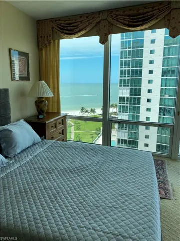 Master bedroom with beach view