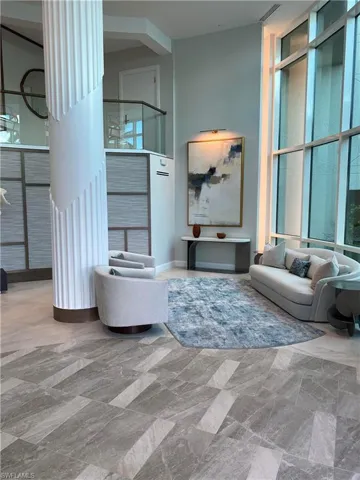 Recently renovated lobby