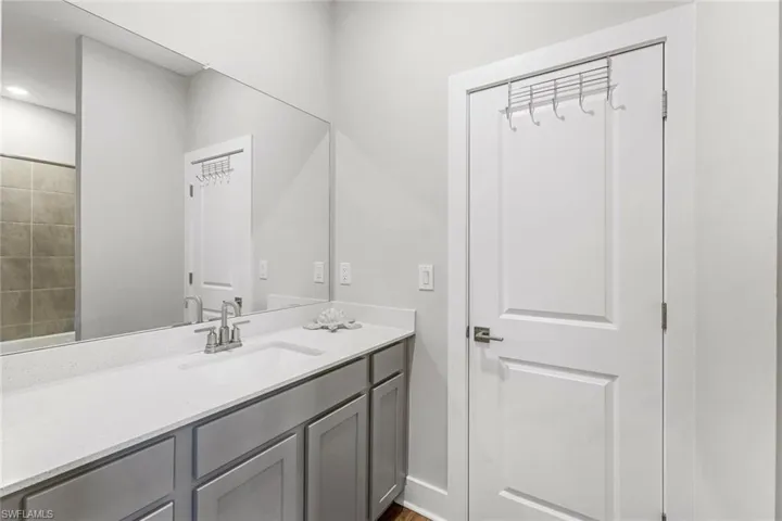#3 Bathroom featuring vanity and recessed lighting