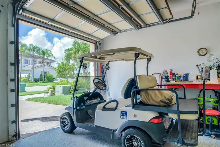 Garage & golf cart