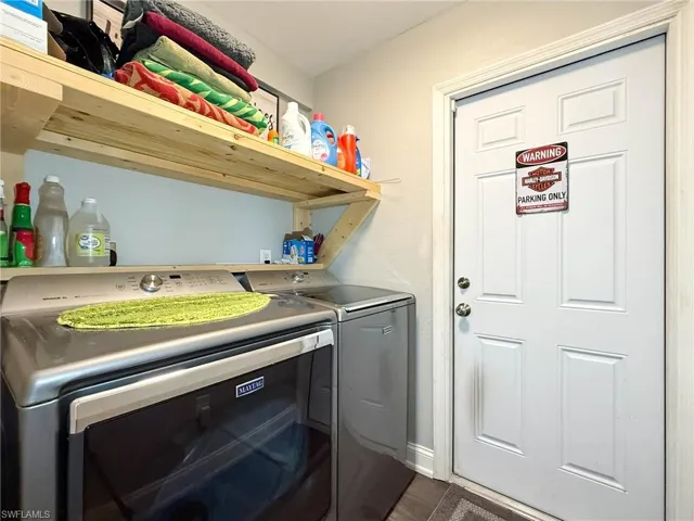 Inside Laundry and Door to Garage