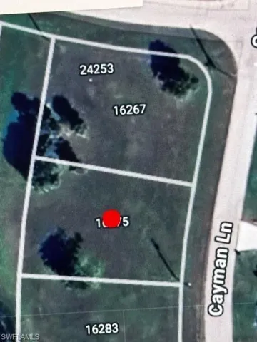 Aerial overview of property's location