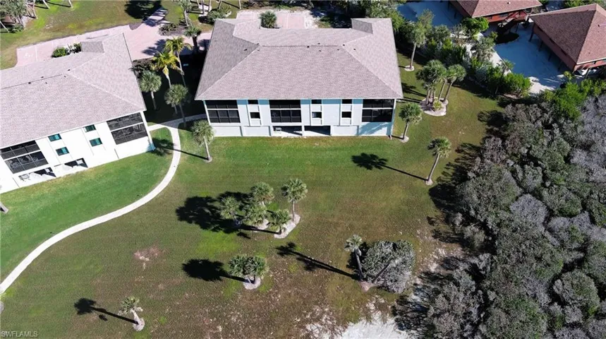 Aerial view of property's location