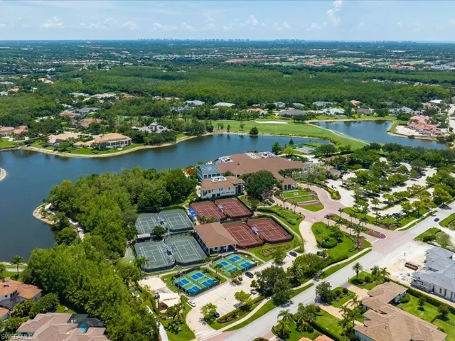 Quail West Club House with 8 Tennis and 4 Pickleball Courts