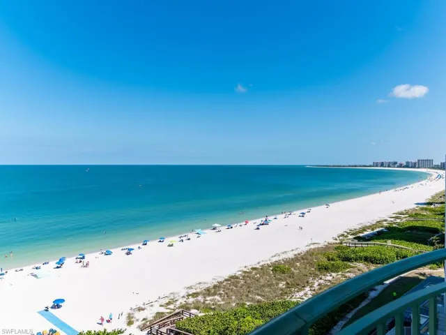 Water view with a beach view