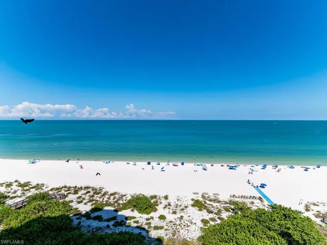 Property view of water featuring a view of the beach