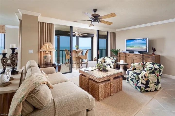 This reimagined floor plan offers open living and entertaining space to enjoy the gulf views