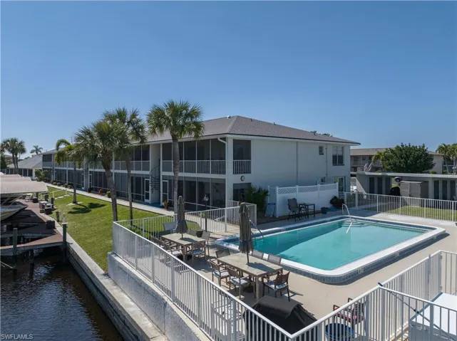 Waterfront pool area recently updated and expanded.