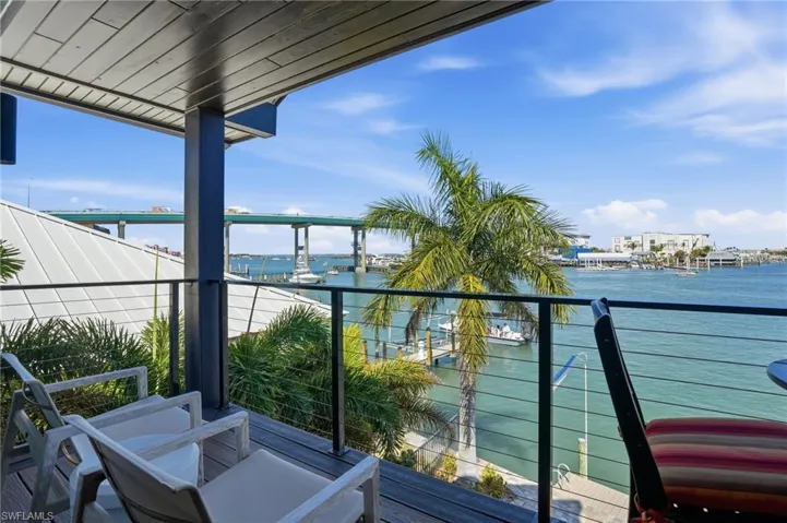Balcony featuring a water view - Virtually Edited Image