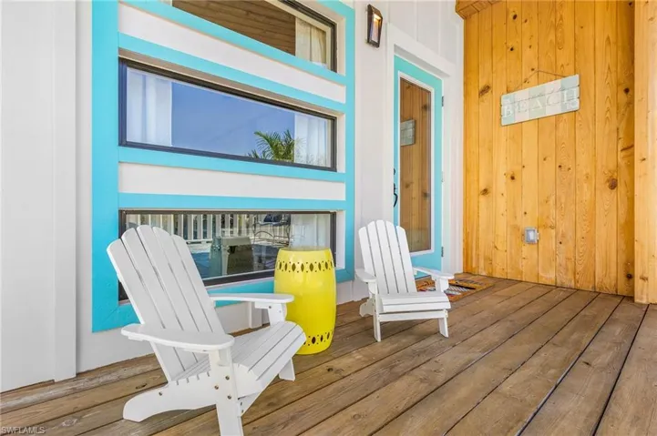 View of deck