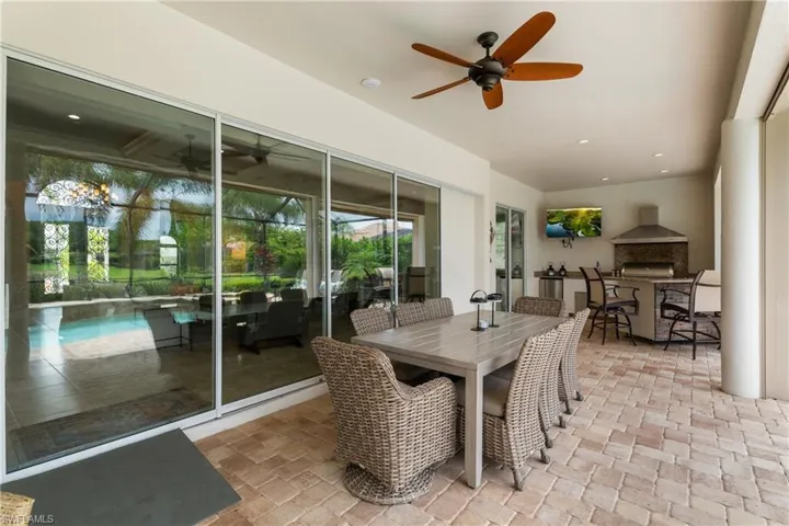 Covered outdoor dining