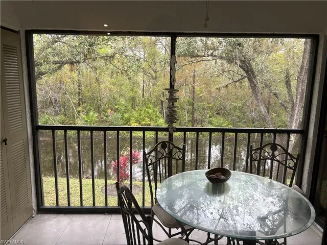Creek view from screened balcony