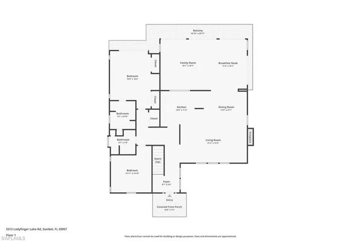 View of floor plan / room layout