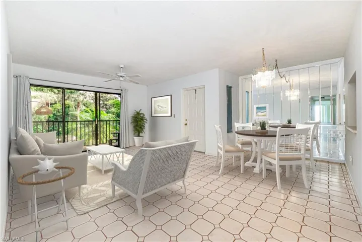 Living Room and Dining Room.