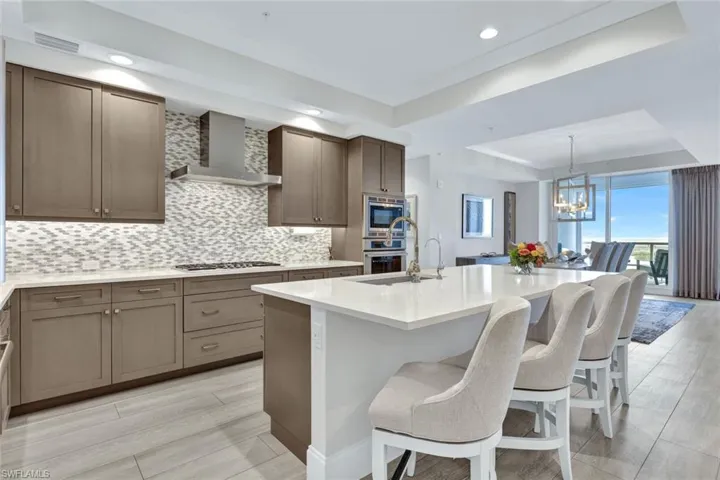 Tastefully appointed, this space will be a favorite gathering spot.
