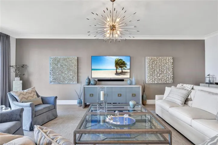 Game day?  A holiday party? This room is so versatile - the perfect location for a dressy cocktail gathering or for a casual evening with family.