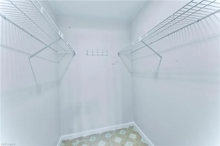 View of spacious closet