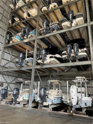 Interior Boat Rack Storage