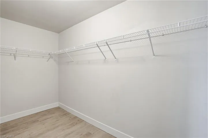Primary walk in closet