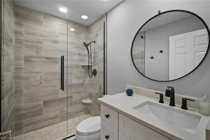 Guest Bath with stunning new finishes.