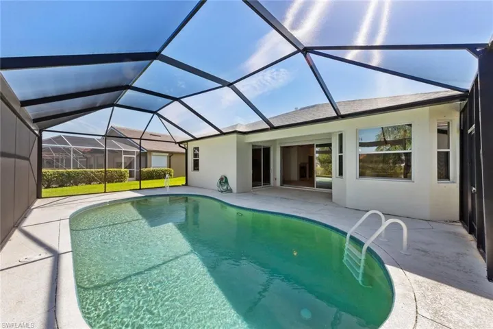 View of pool & lanai