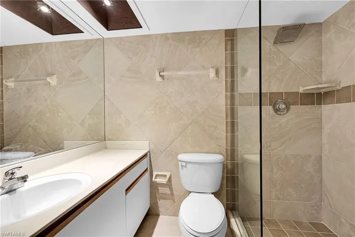 Primary Bath with updated shower