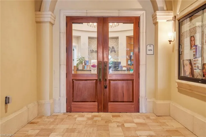 The Full service spa offers massages, facials, mani/pedis, hair salon, and so much more
