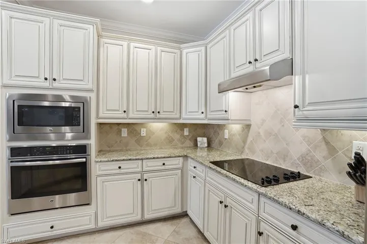 Generous counter space