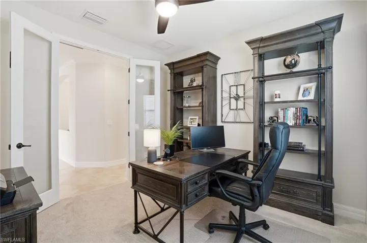 French doors on the 4th bedroom/Den