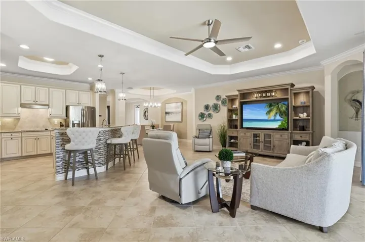 Alternate view of the great room/kitchen