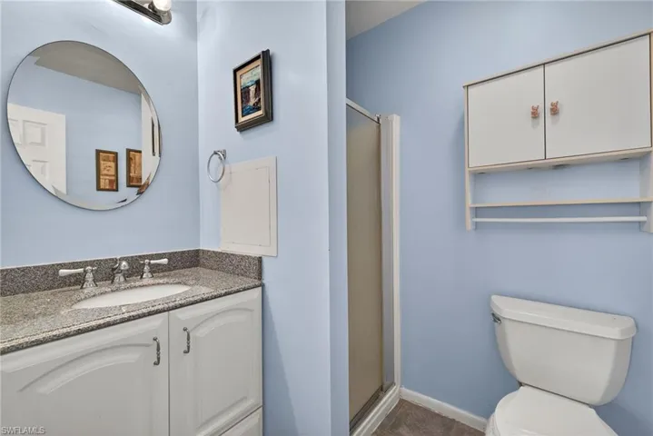 In-Suite Primary Bathroom with walk-in shower only