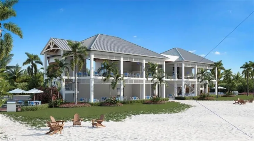Bonita Bay's exclusive beach club.