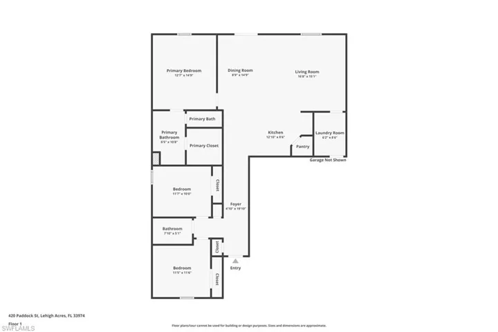 420 Paddock St, Lehigh Acres, Florida 33974