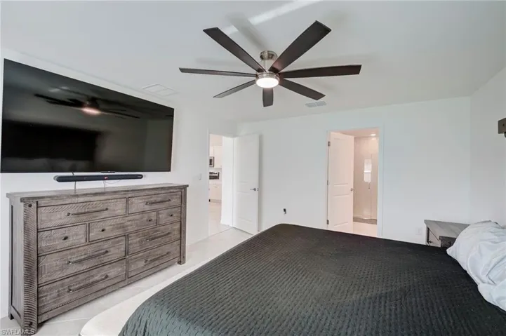 Photo includes reality renovation and/or staging to showcase the possibility of the bedroom. Design services included with purchase