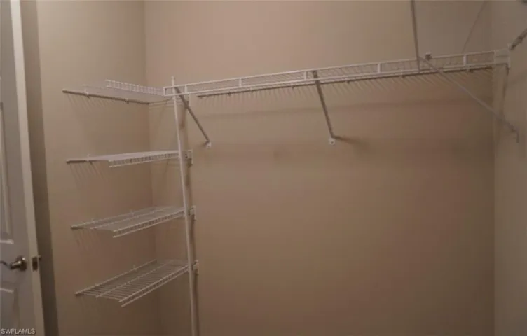 View of spacious closet
