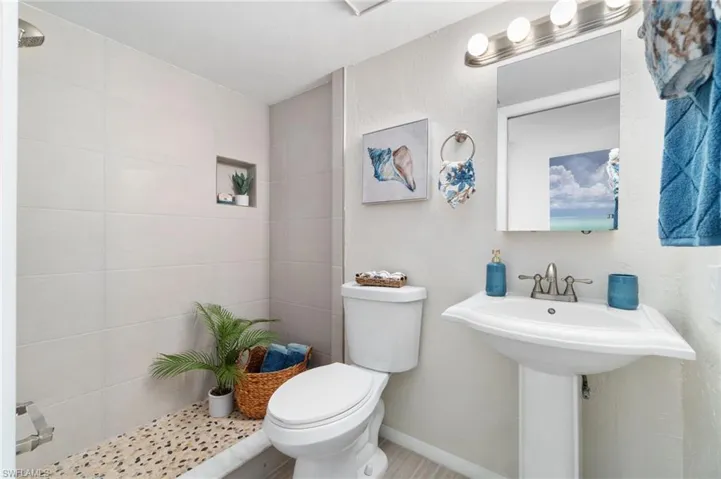 guest bathroom recently renovated