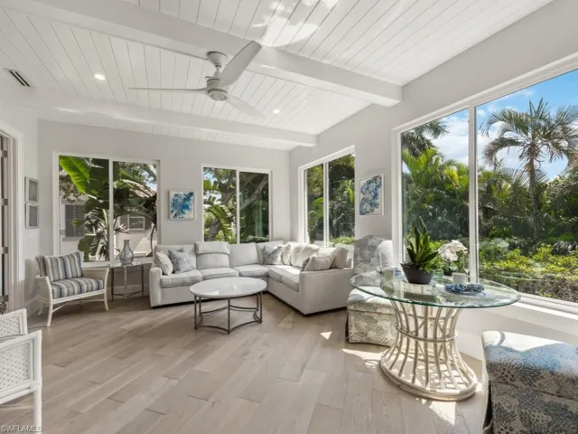 6' Sliding Windows with Screens Allow the Space to be Opened for Fresh Air.