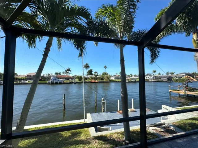 One of the Deepest & Widest Canal in Cape Coral