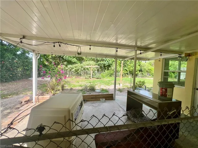 Covered patio