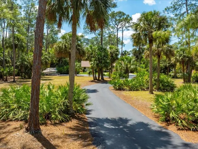 Paved driveway