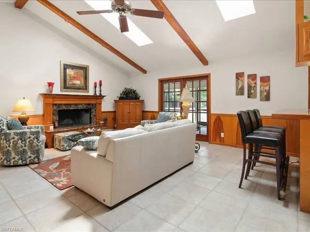 Living Room w/ wood fireplace