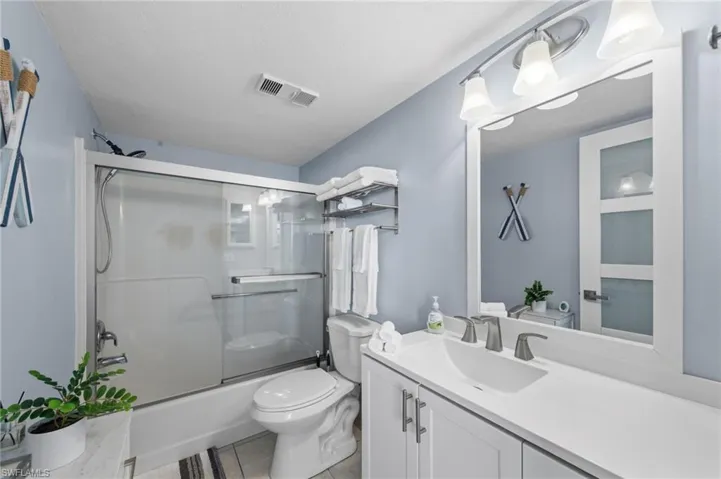 Bright remodeled bath