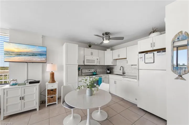 White kitchen with pantry