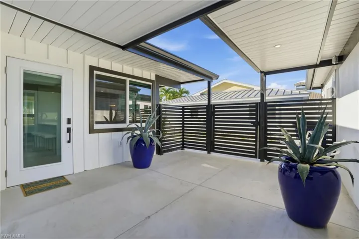 Private patio / terrace - Virtually Edited Image