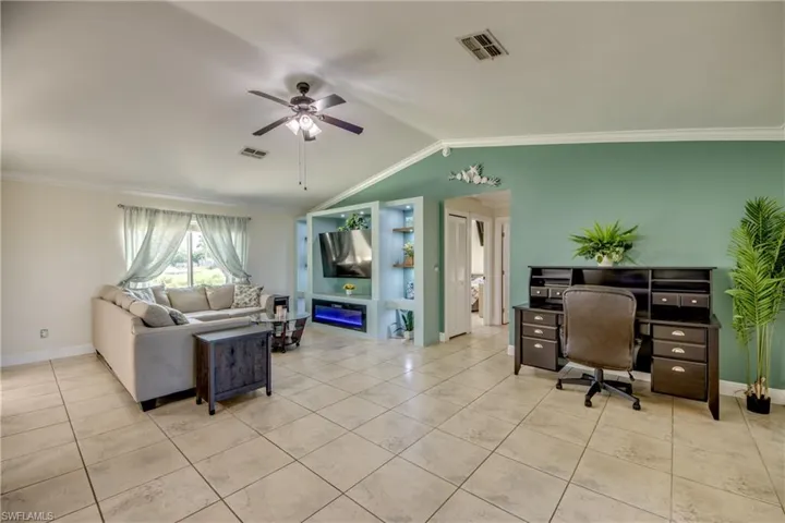 Neutral, durable tile throughout