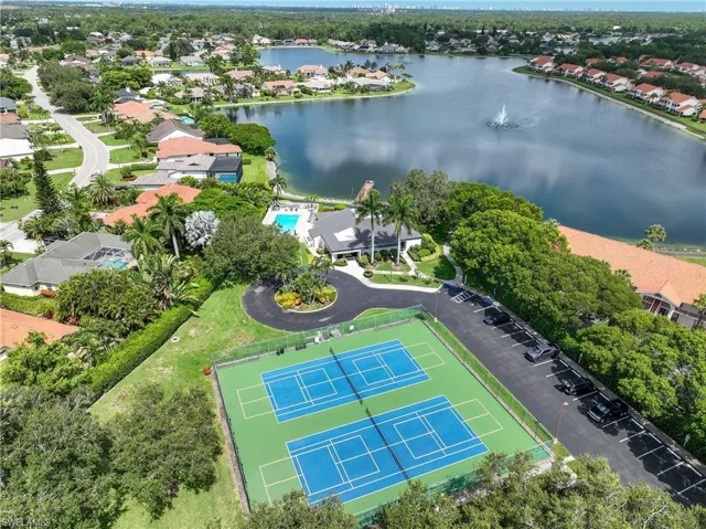 Clubhouse in background