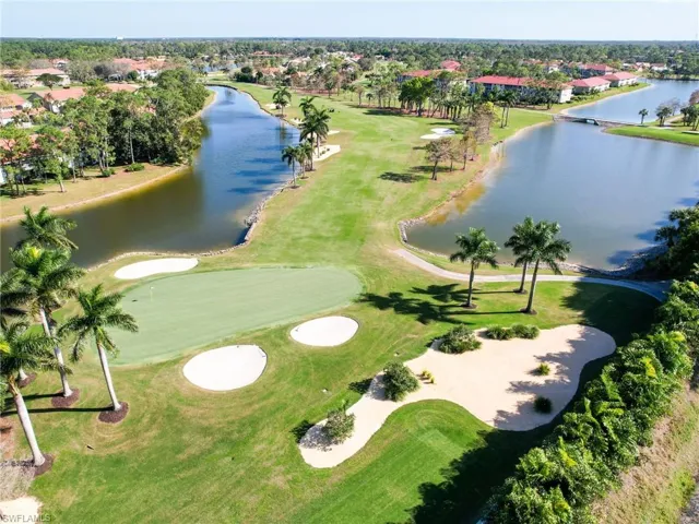 Aerial of the golf course