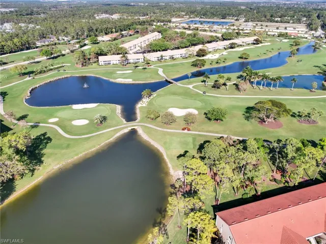 Aerial of the golf course
